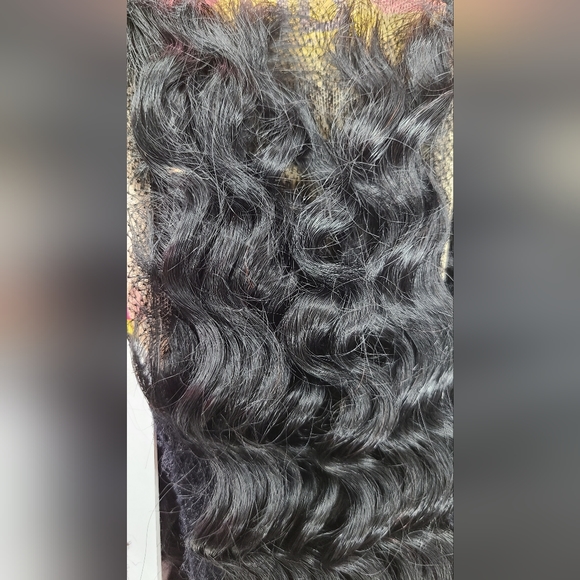 3pk bundle with 4x4 closure french deep wave 18" 20" 22" - Picture 2 of 3